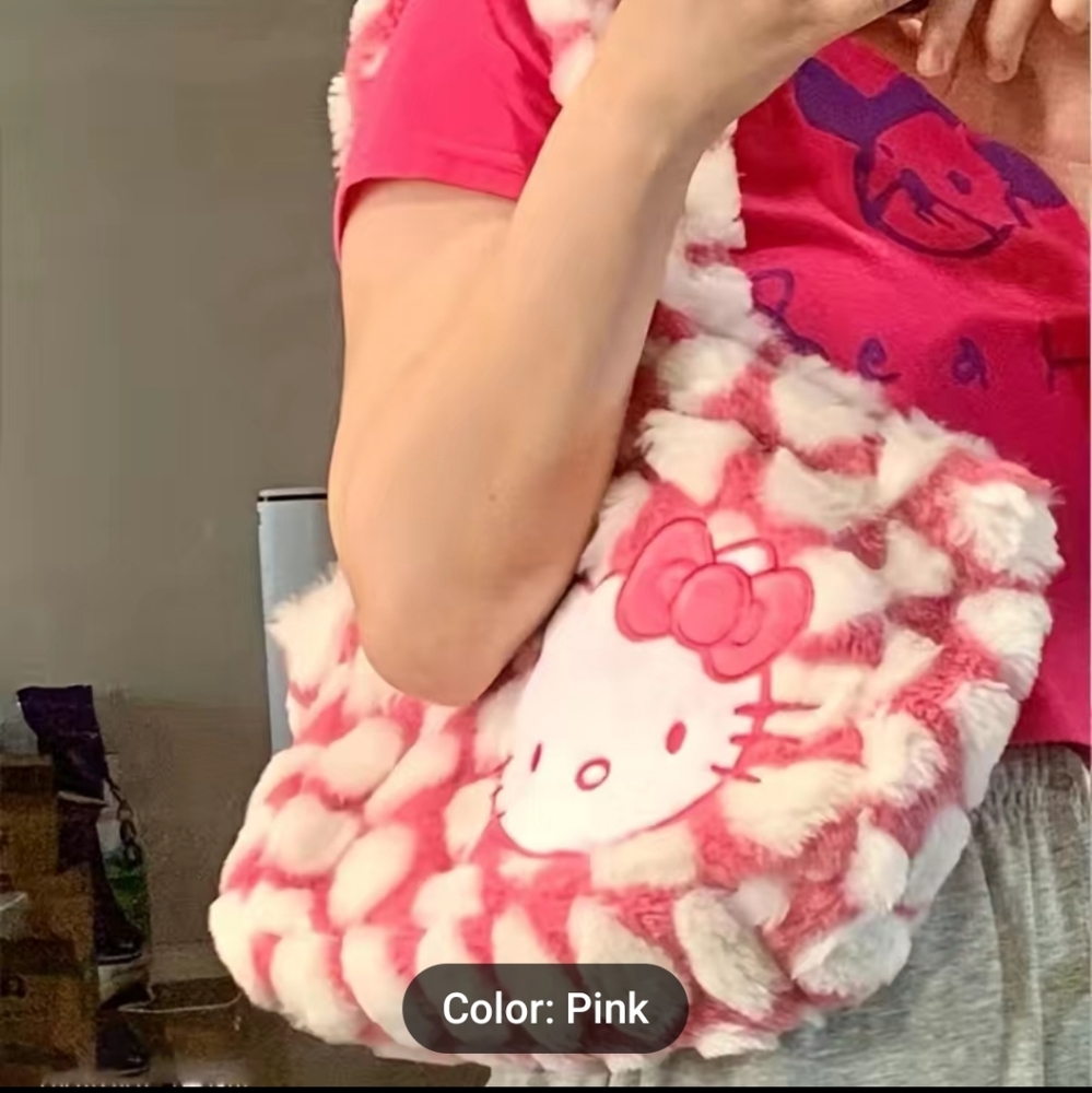 Hello kitty fur purse Hello kitty purse Hello kitty purse Hello kitty purse - Picture 5 of 14